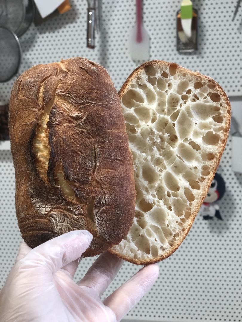 Sara爱烘焙：意式恰巴塔