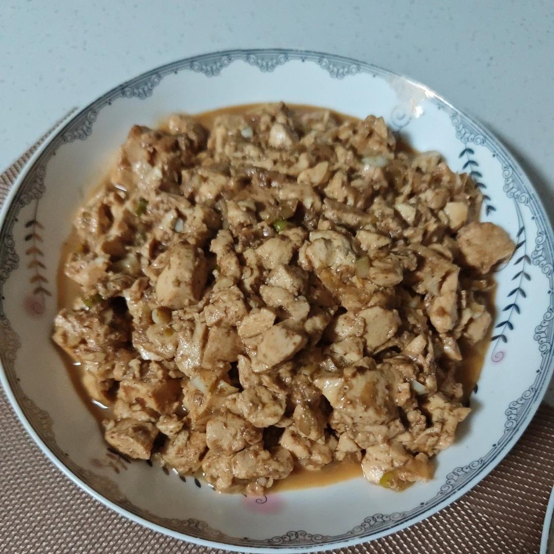 虾酱炒豆腐（勾氏私房菜）