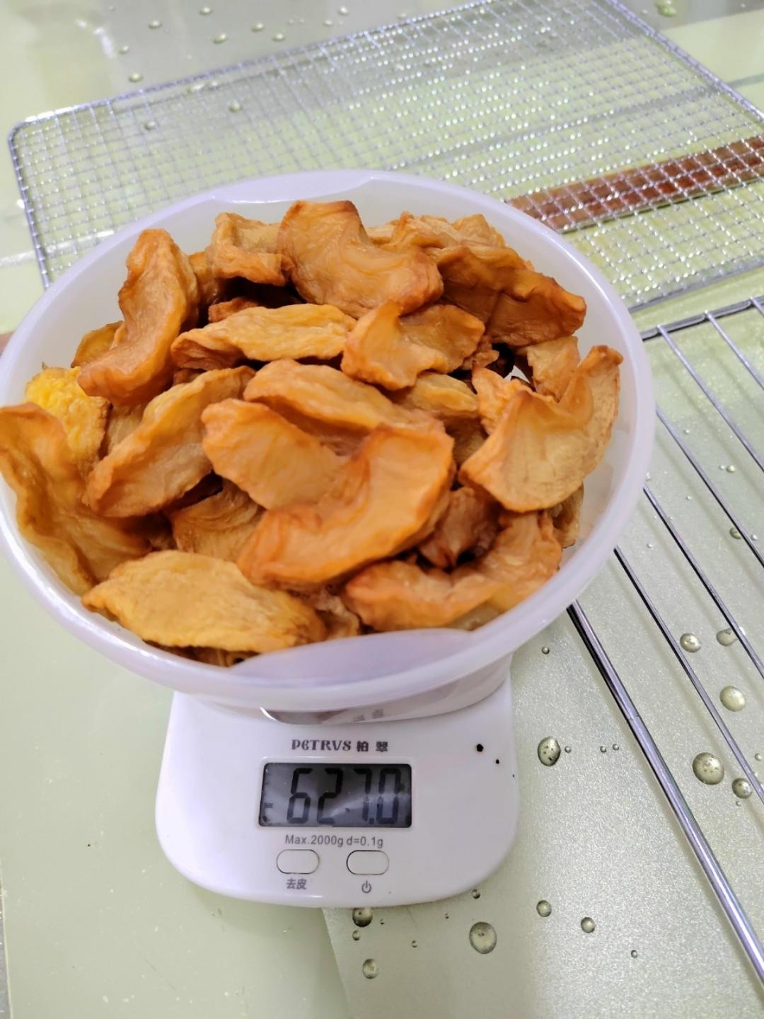 「自制苹果果脯」还没烤完就被吃掉一半的苹果干