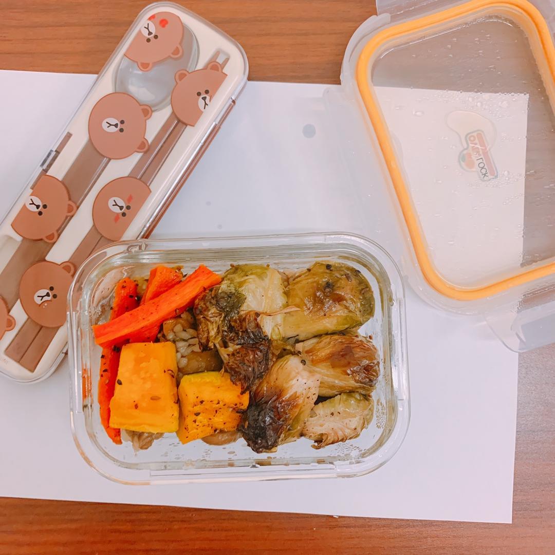 【素】风味烤孢子甘蓝（迷你包心菜）