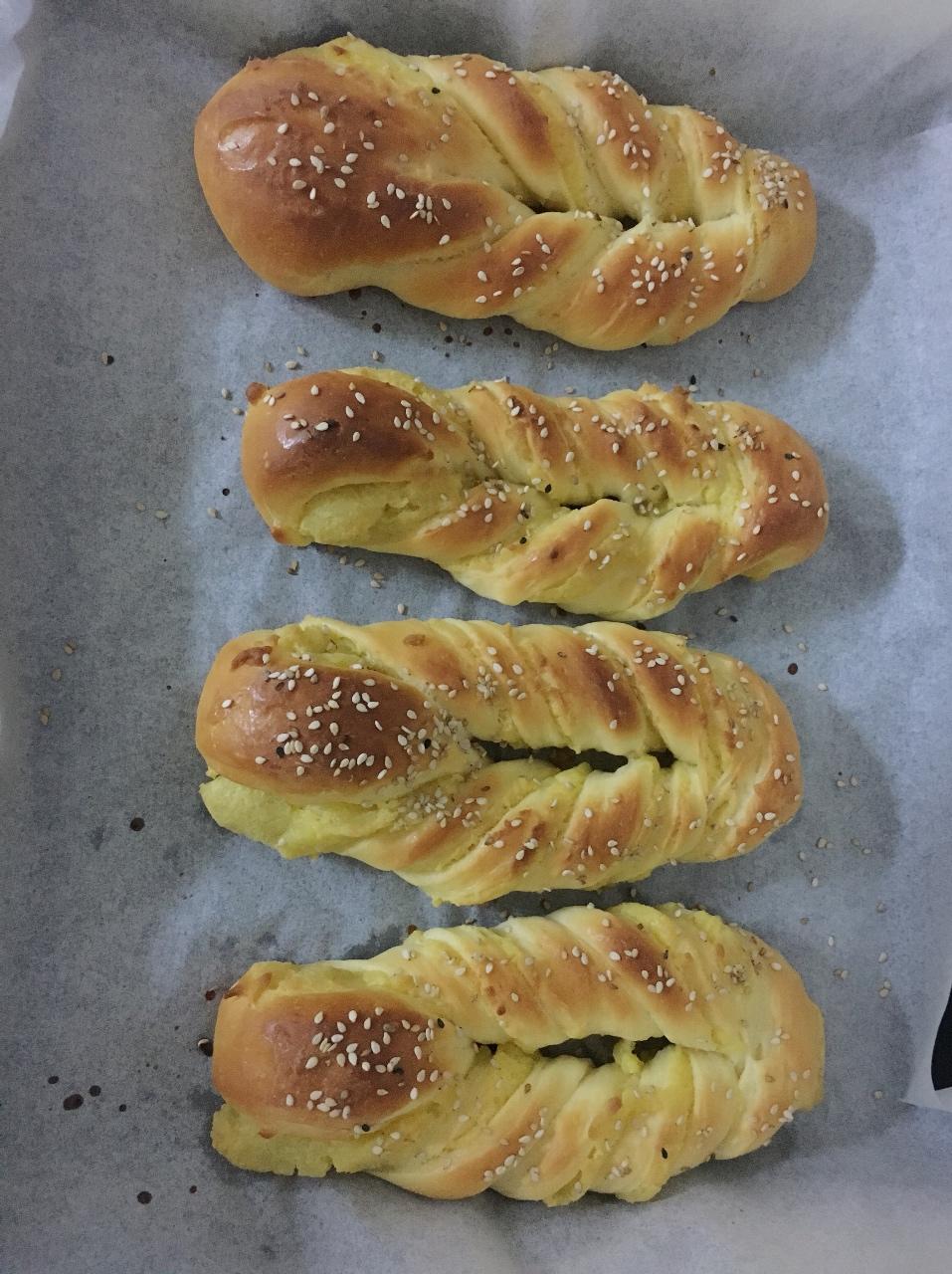 奶黄面包条（汤种法）