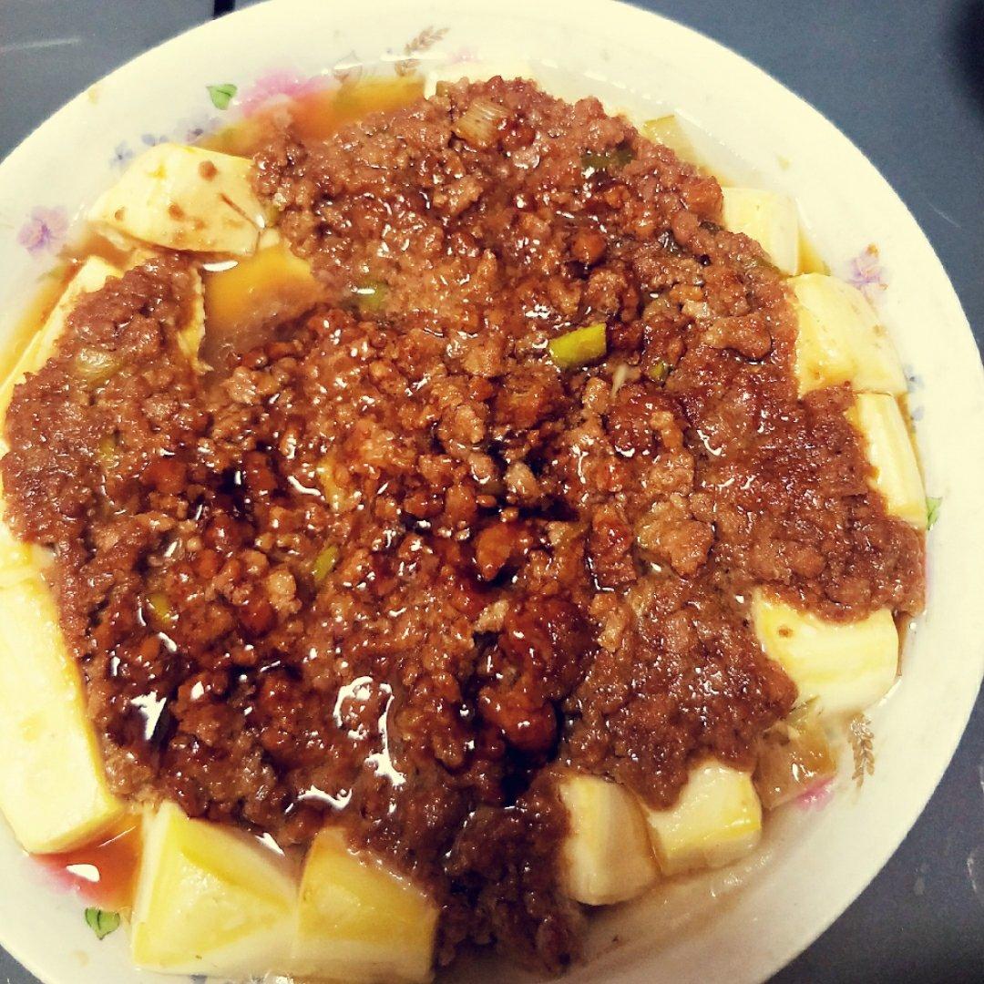 肉末蒸豆腐