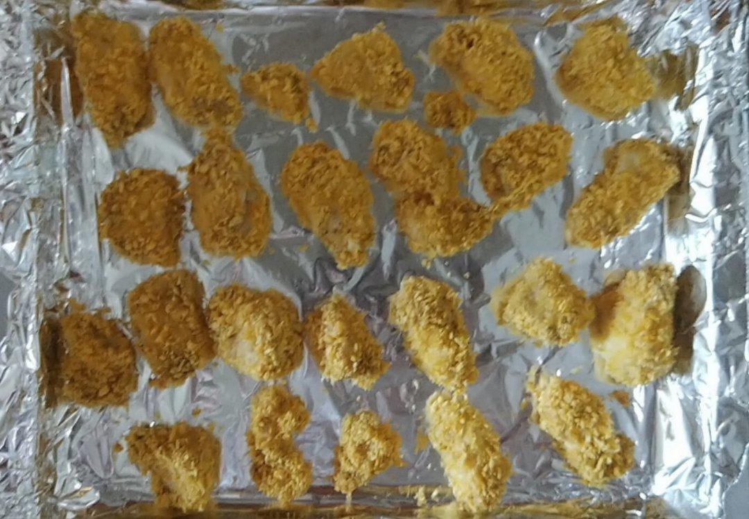 烤箱版鸡米花 | 无需油炸 蒜香味十足
