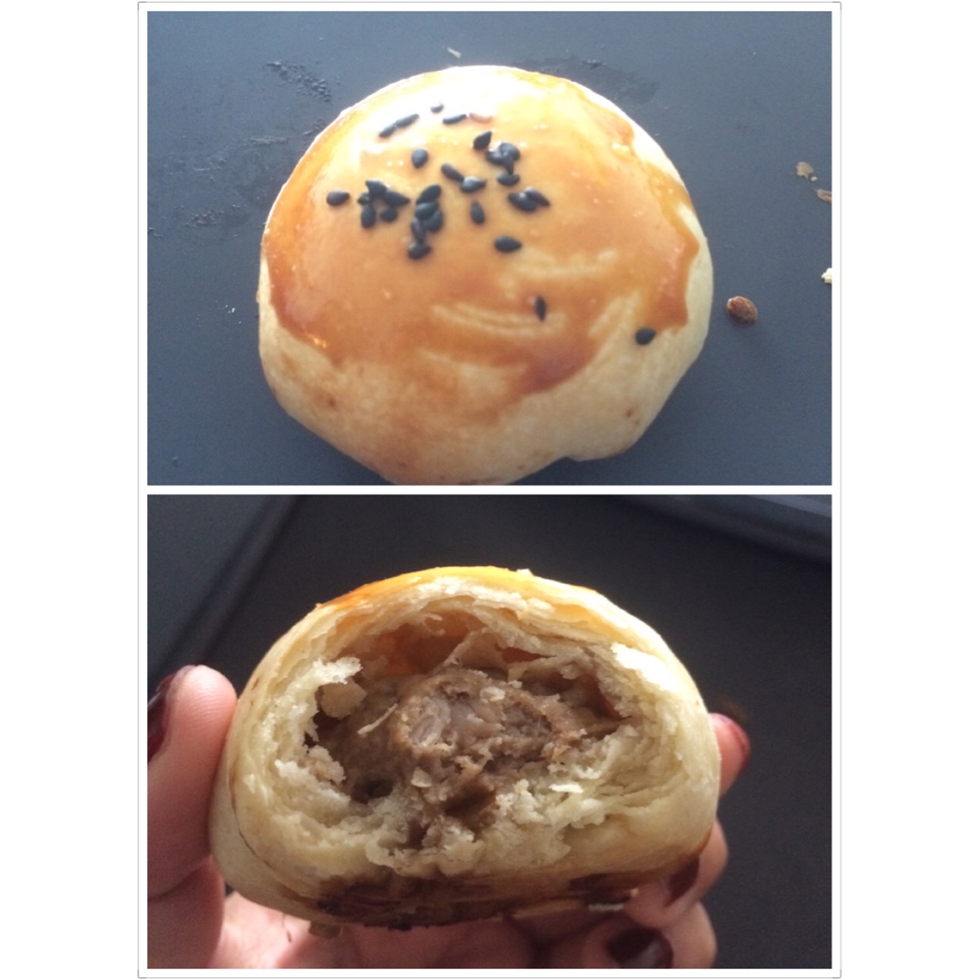 泳式鲜肉榨菜月饼