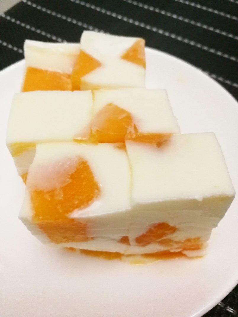 办公室版超快手芒果奶冻