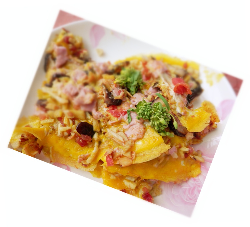 Omelet Pizza （蛋饼匹萨）