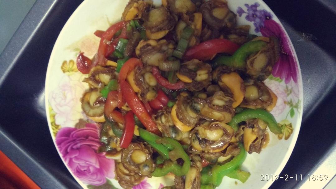 家常小炒扇贝肉