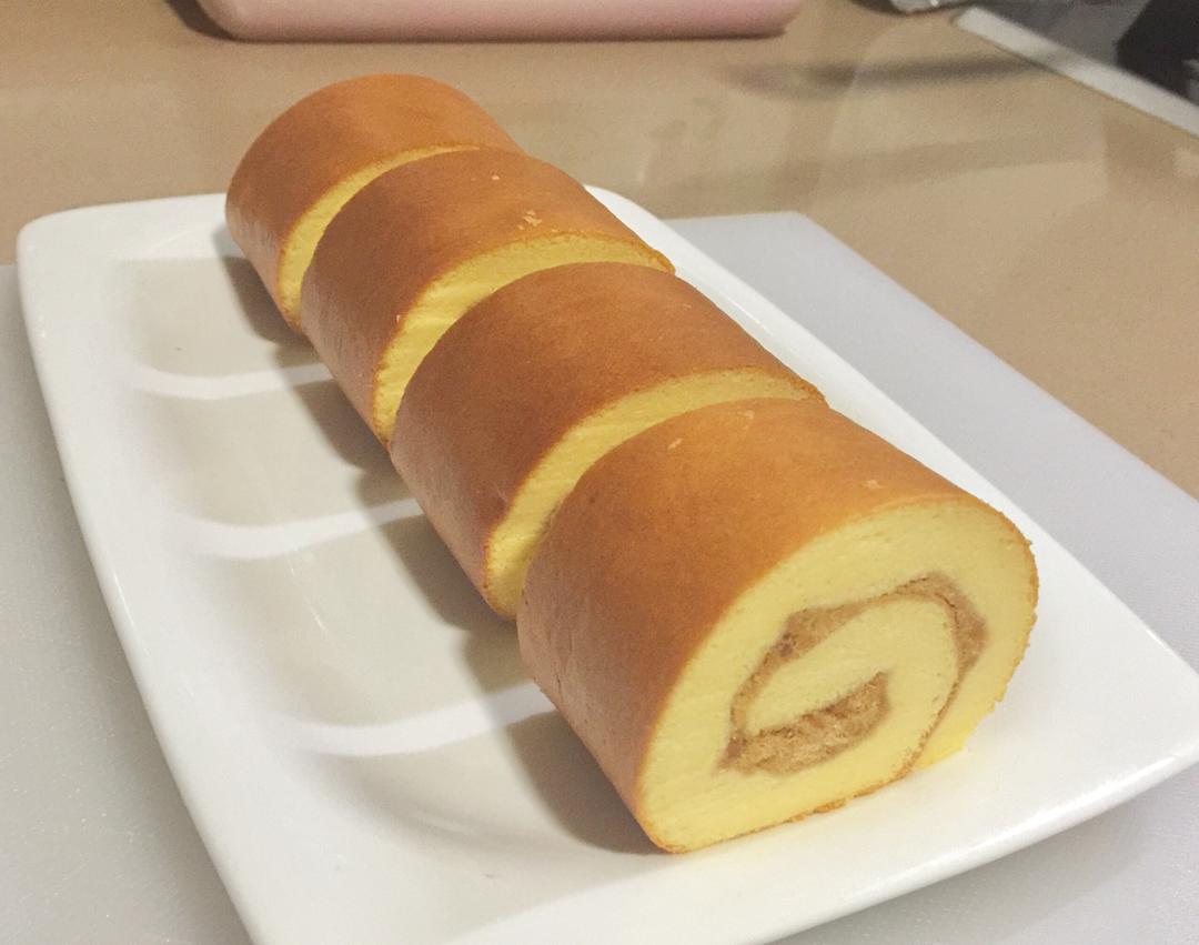 【戚风肉松蛋糕卷】(酸奶蜂蜜低糖低脂）