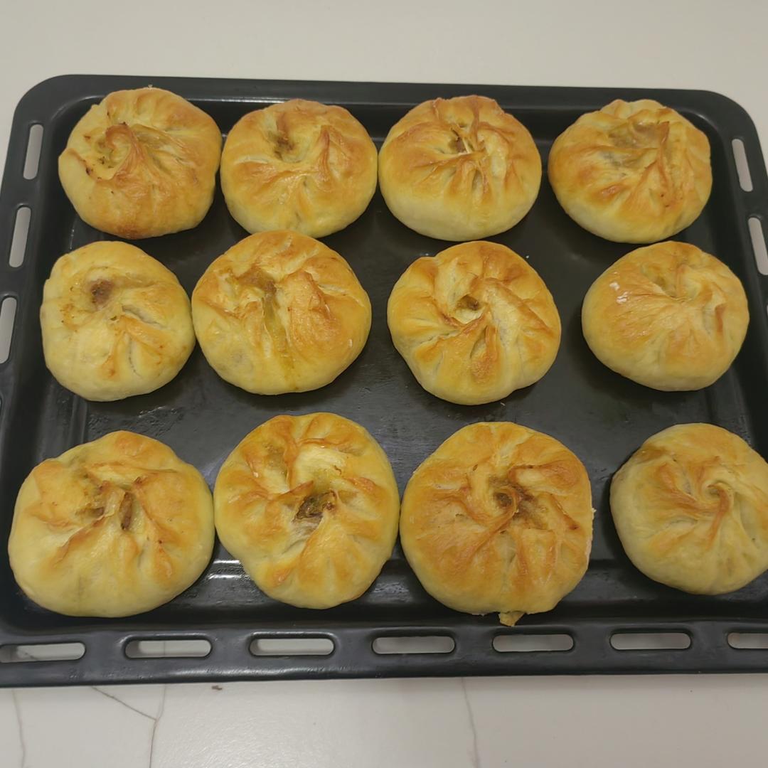简单粗暴喷喷香的烤包子（自带水煎包体质）