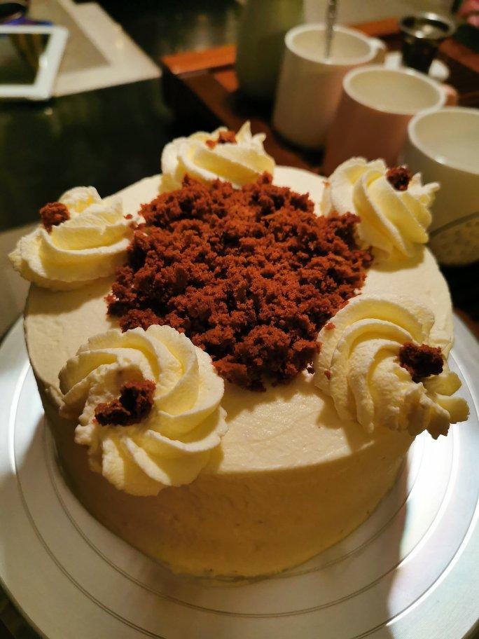 三月风筝做的6寸红丝绒蛋糕美国传统配方