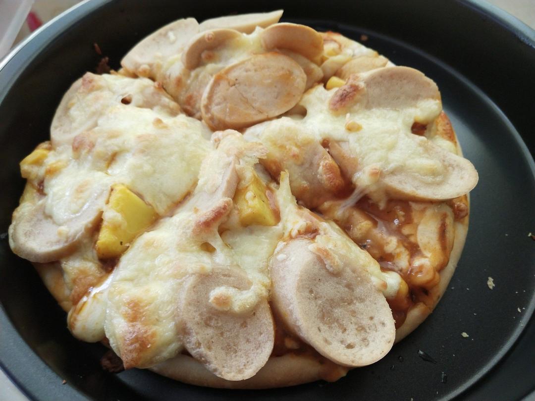 超好吃的芒果披萨