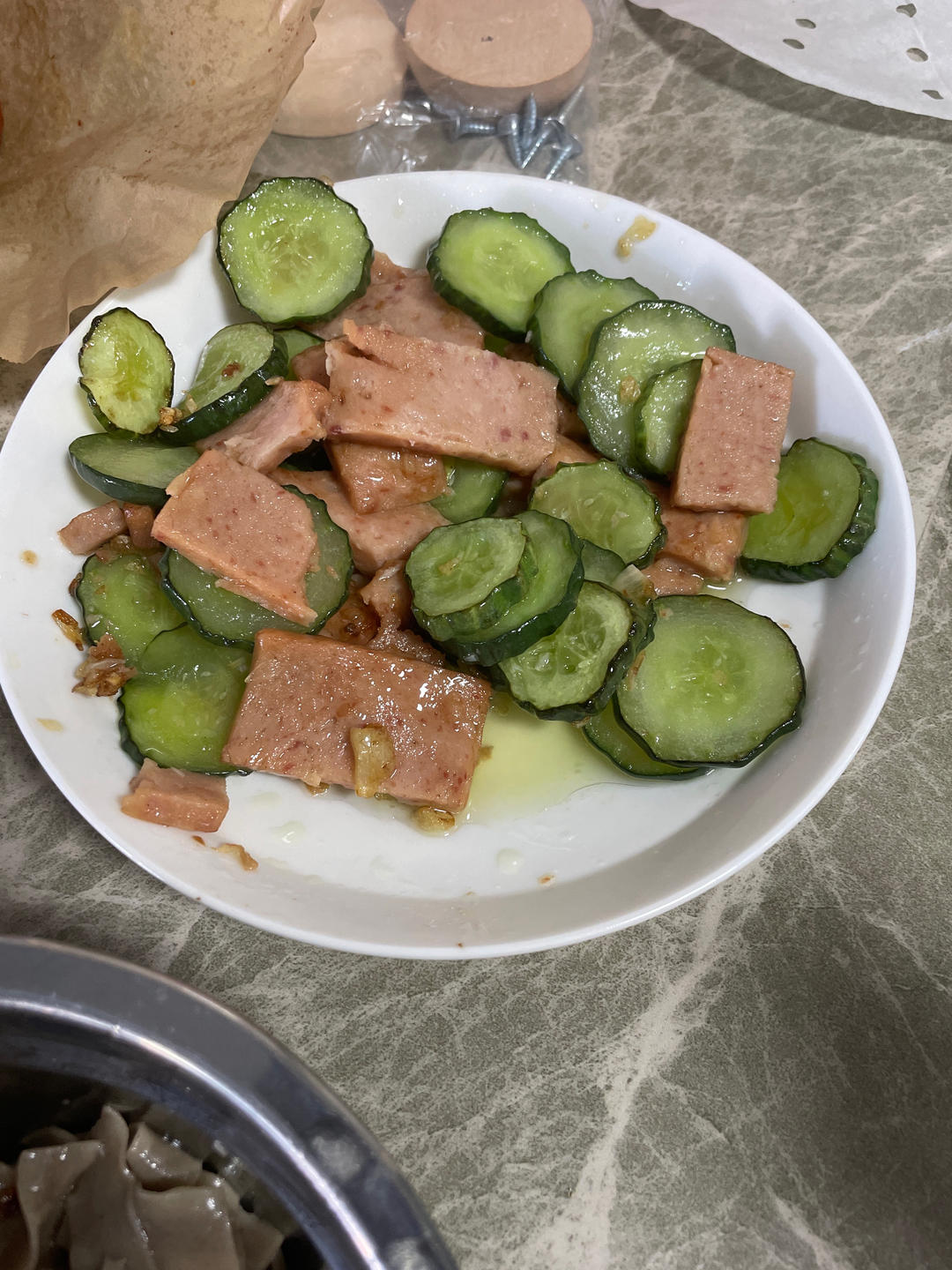 黄瓜🥒炒火腿