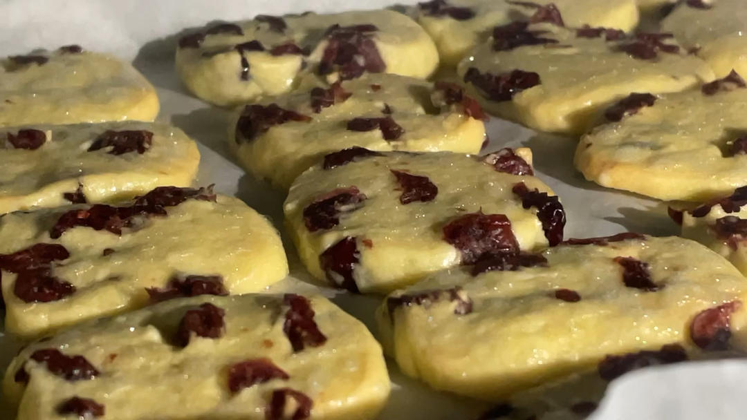 低糖少油版蔓越莓饼干