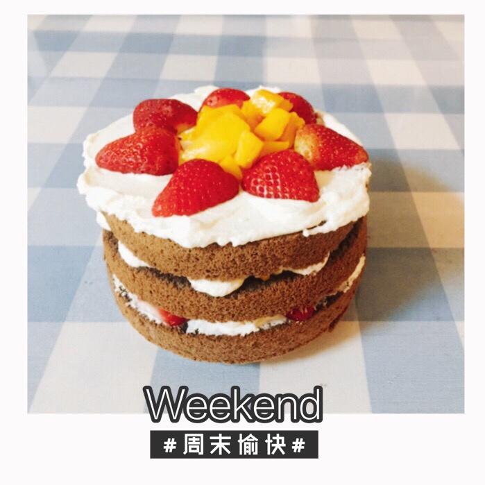 巧克力戚风裸蛋糕