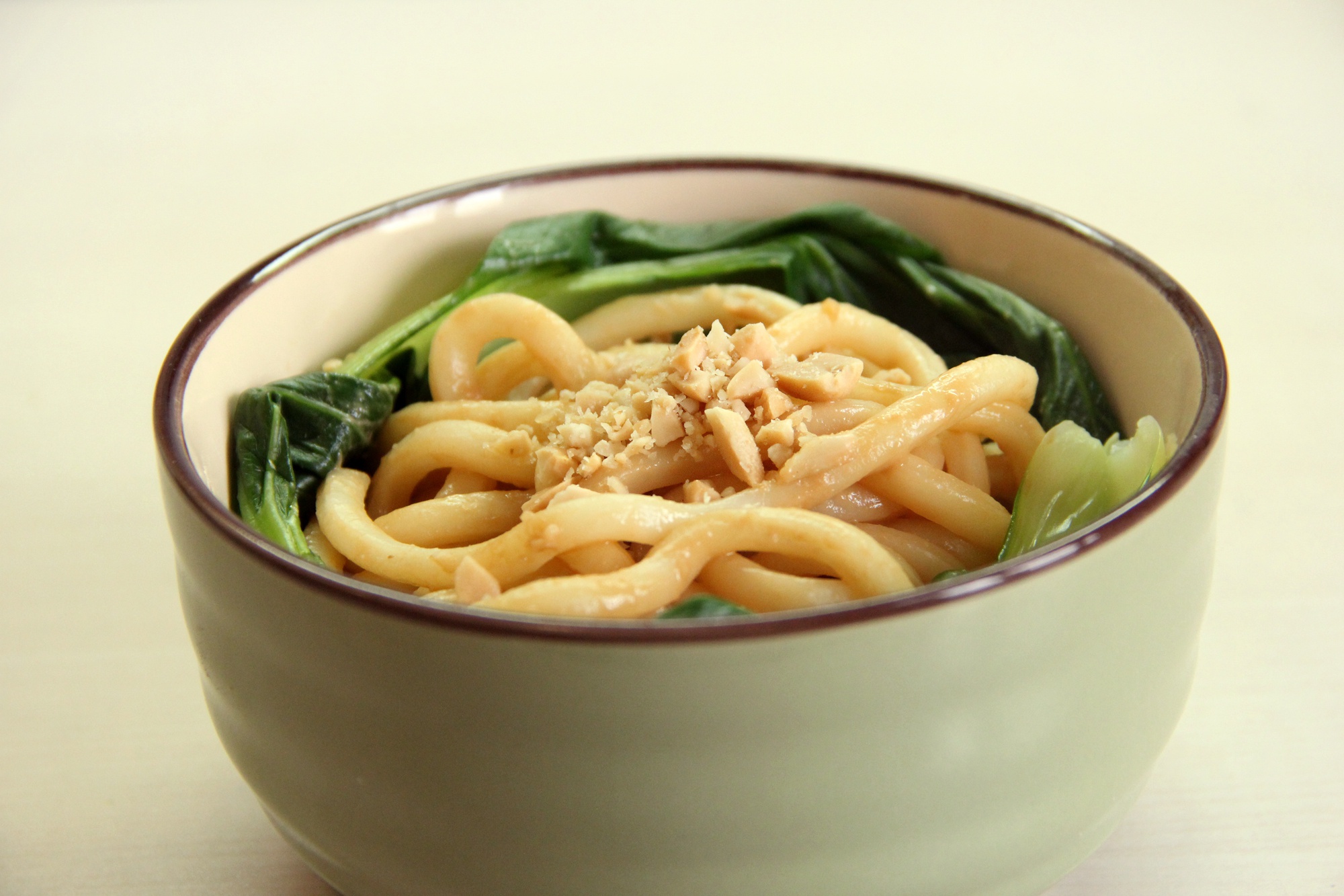 花生酱拌乌冬面