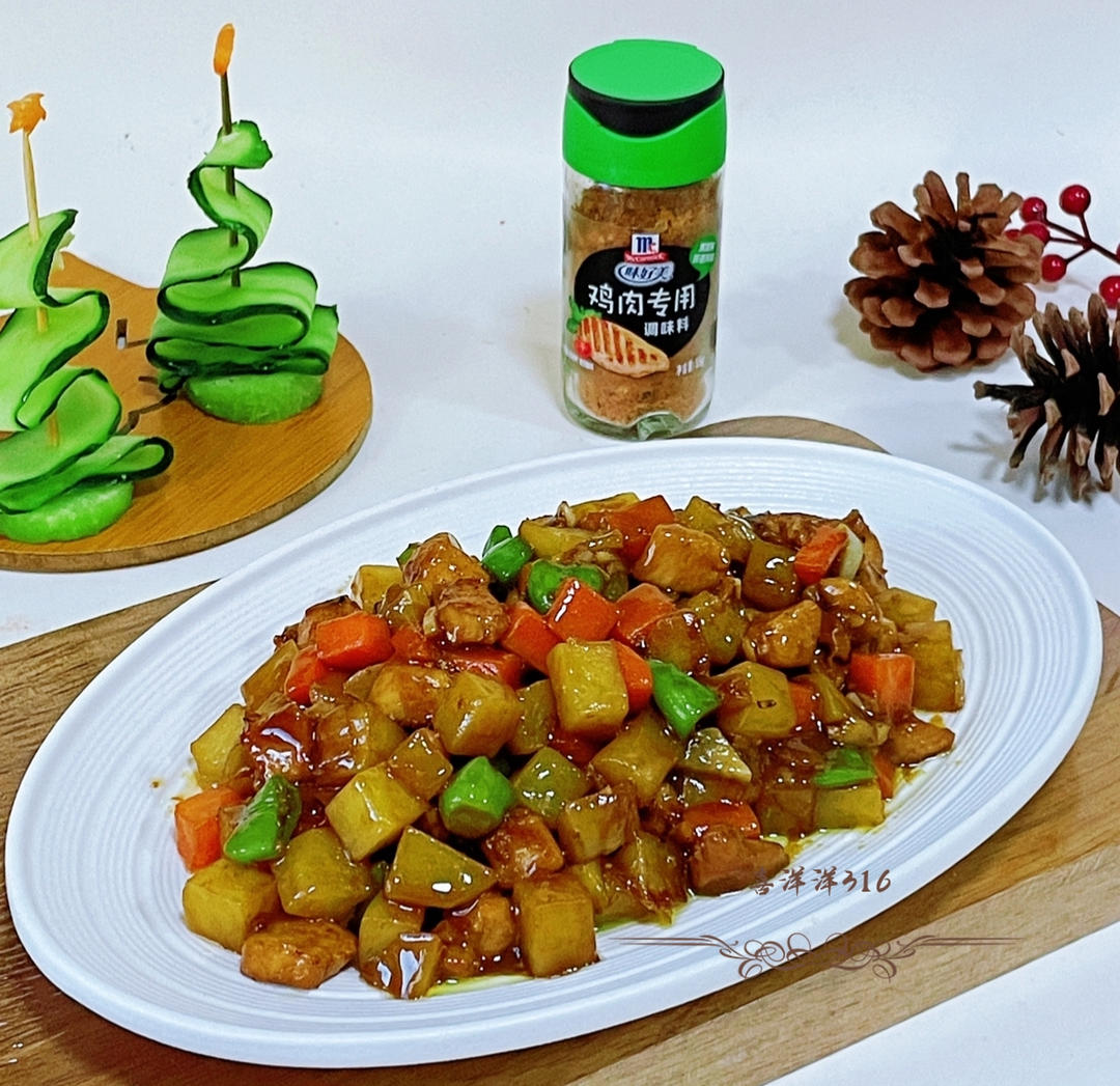 土豆炒鸡丁