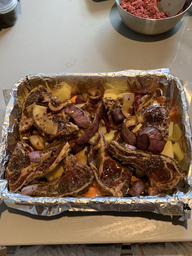 超好吃的烤羊排烤箱版