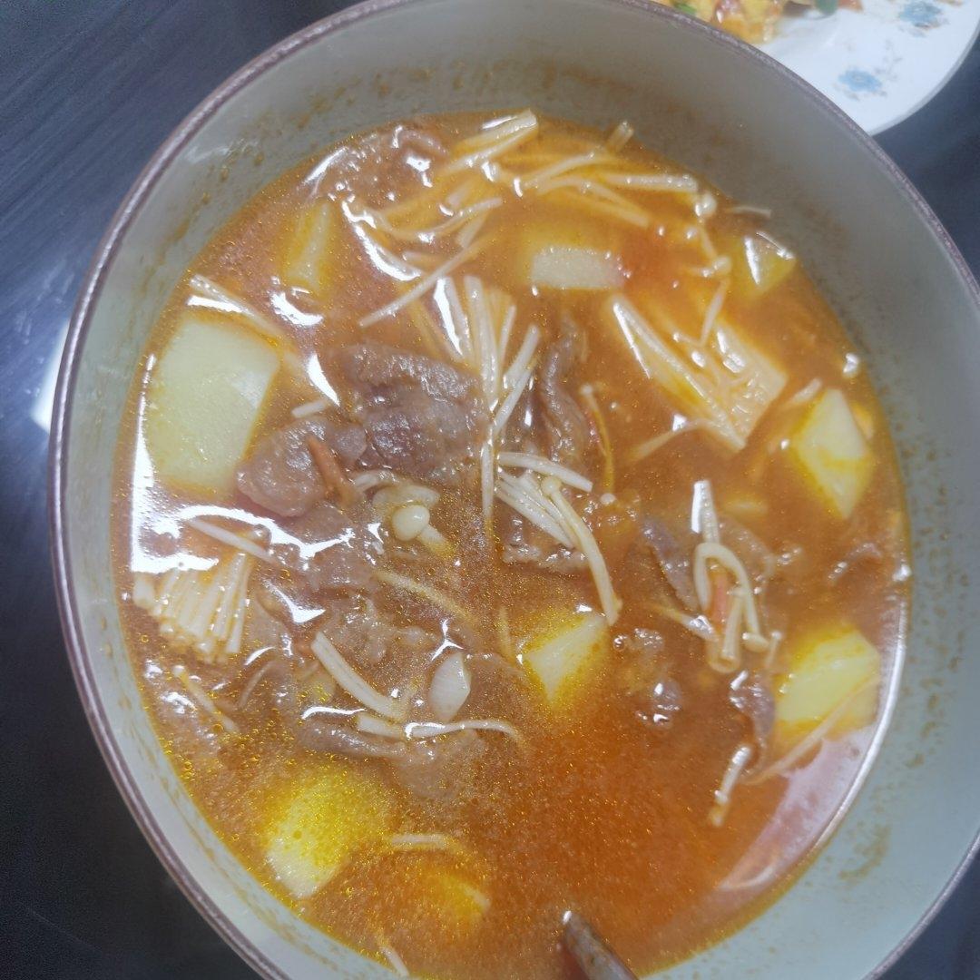 超开胃的番茄土豆肥牛汤‼️下米饭无敌了