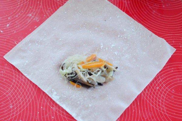 香脆炸春卷的做法 步骤3