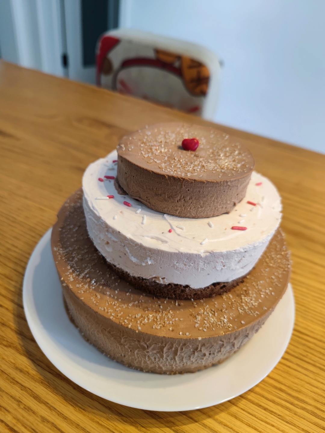 巧克力冰淇淋蛋糕🍫免烤箱‼️0⃣️失败‼️