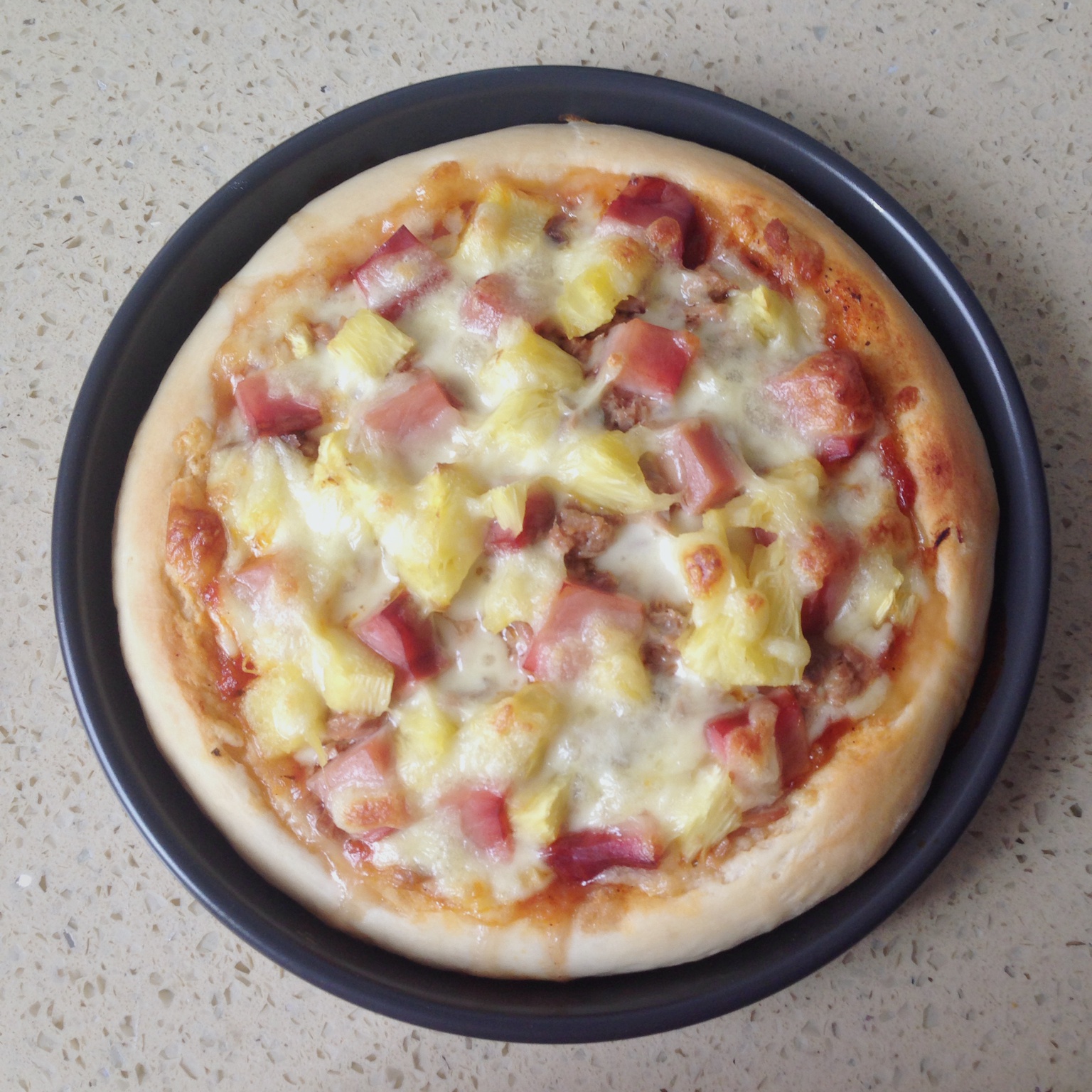 夏威夷pizza（附饼底冷冻法）