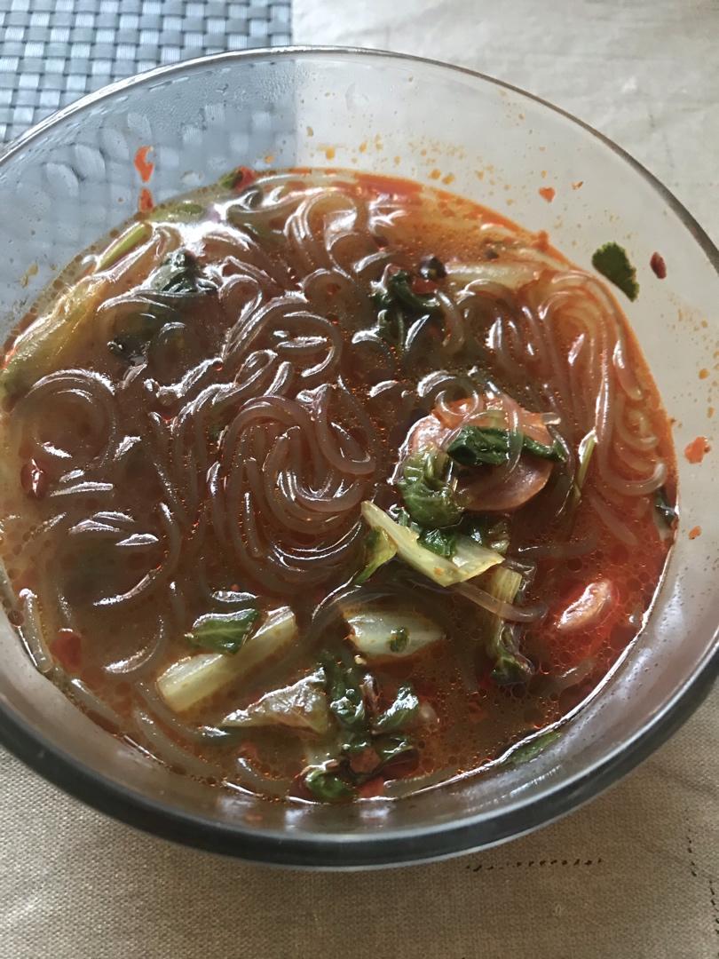 快手酸辣粉丝(米线)