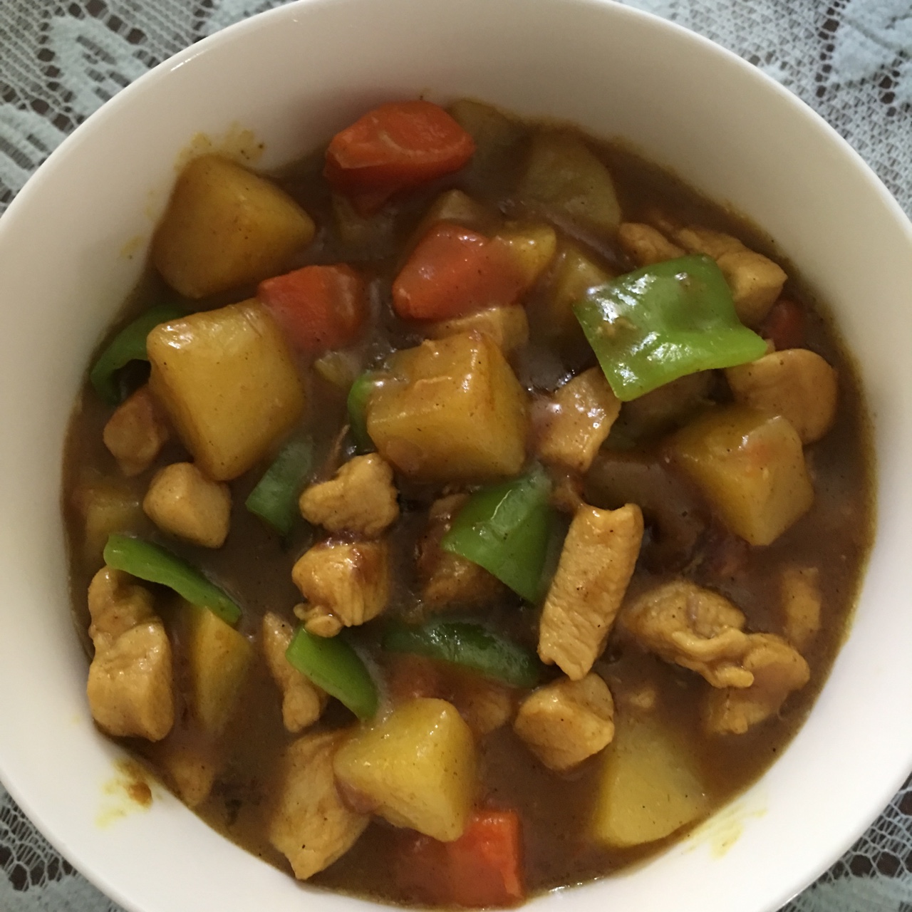 咖喱鸡肉饭