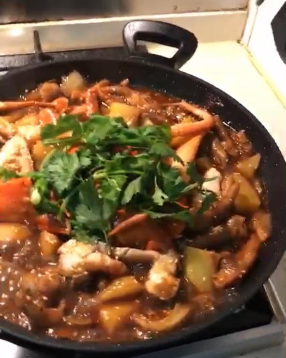 蟹肉煲