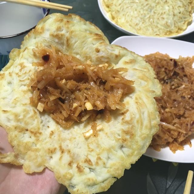 鸡蛋葱花饼