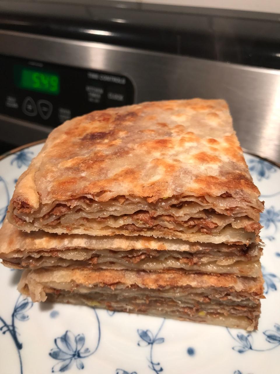 全麦千层飘香牛肉饼-附独家不露馅秘籍