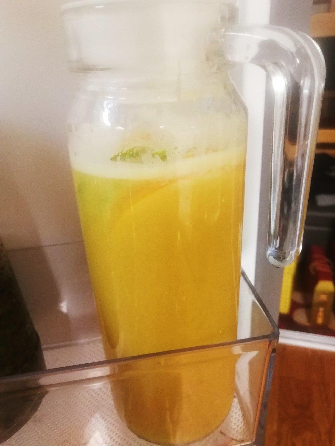橙子茉莉冰茶（模仿霸气橙子）