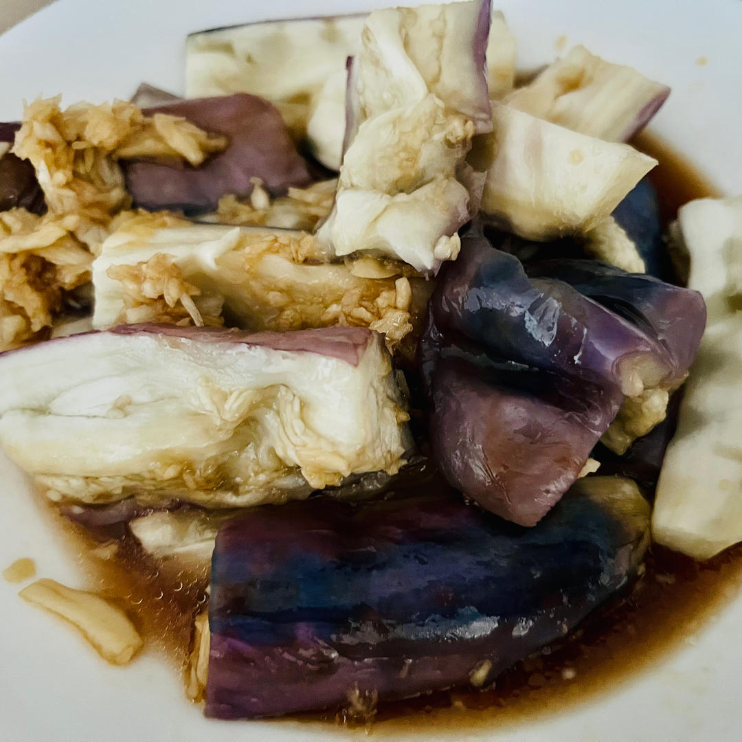凉拌蒸茄子
