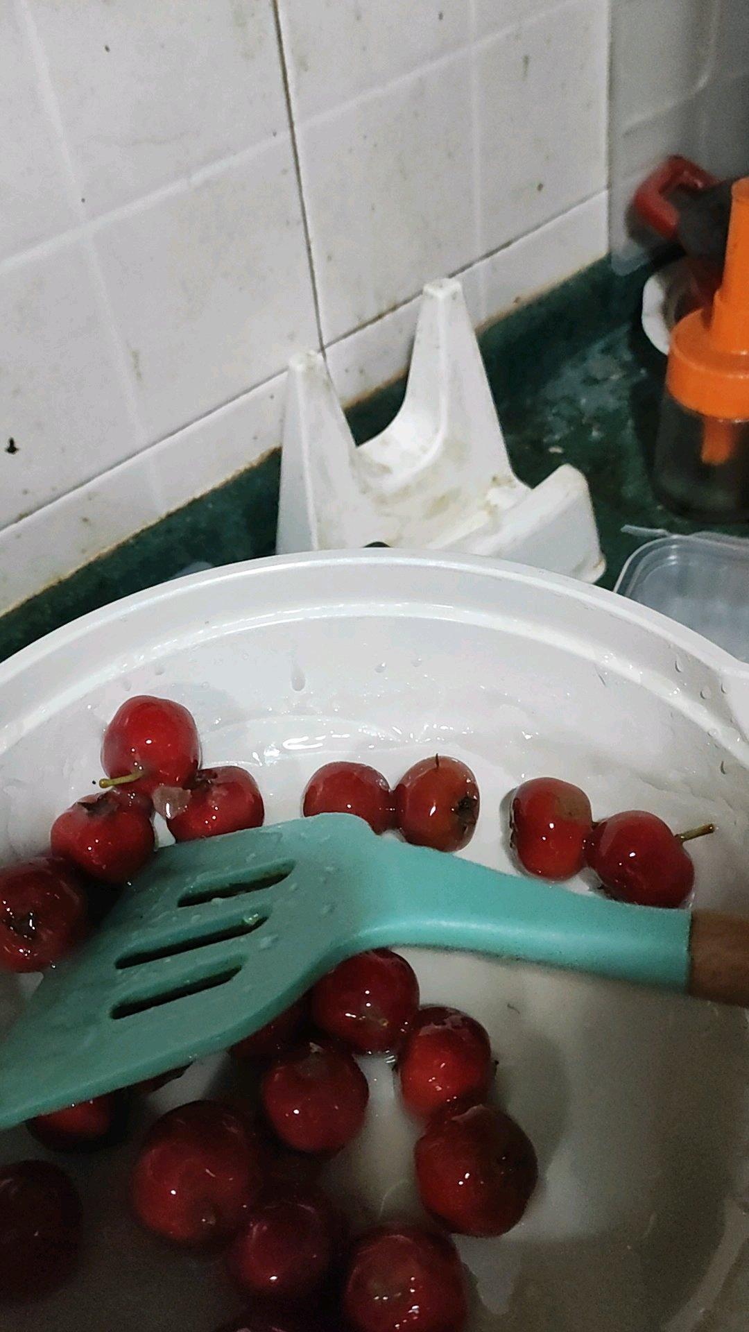 雪花山楂球 酸甜爽口 开胃又好吃 附细节视频详解