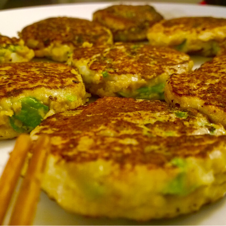 金枪鱼豆腐饼