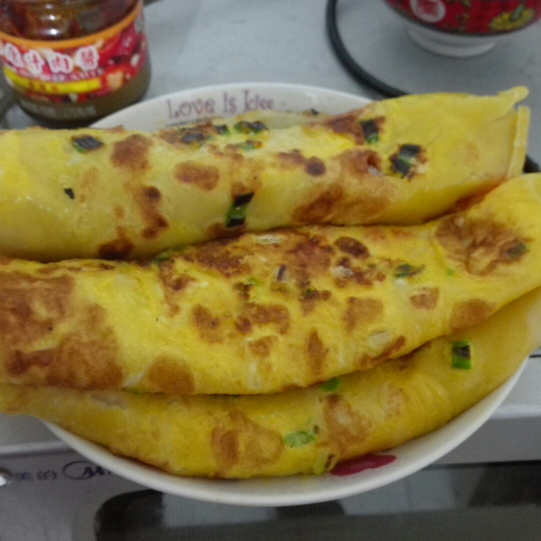 葱花鸡蛋饼