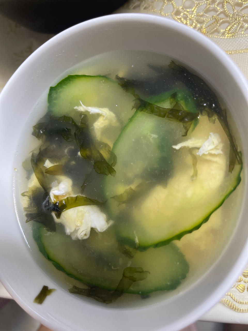 黄瓜鸡蛋汤