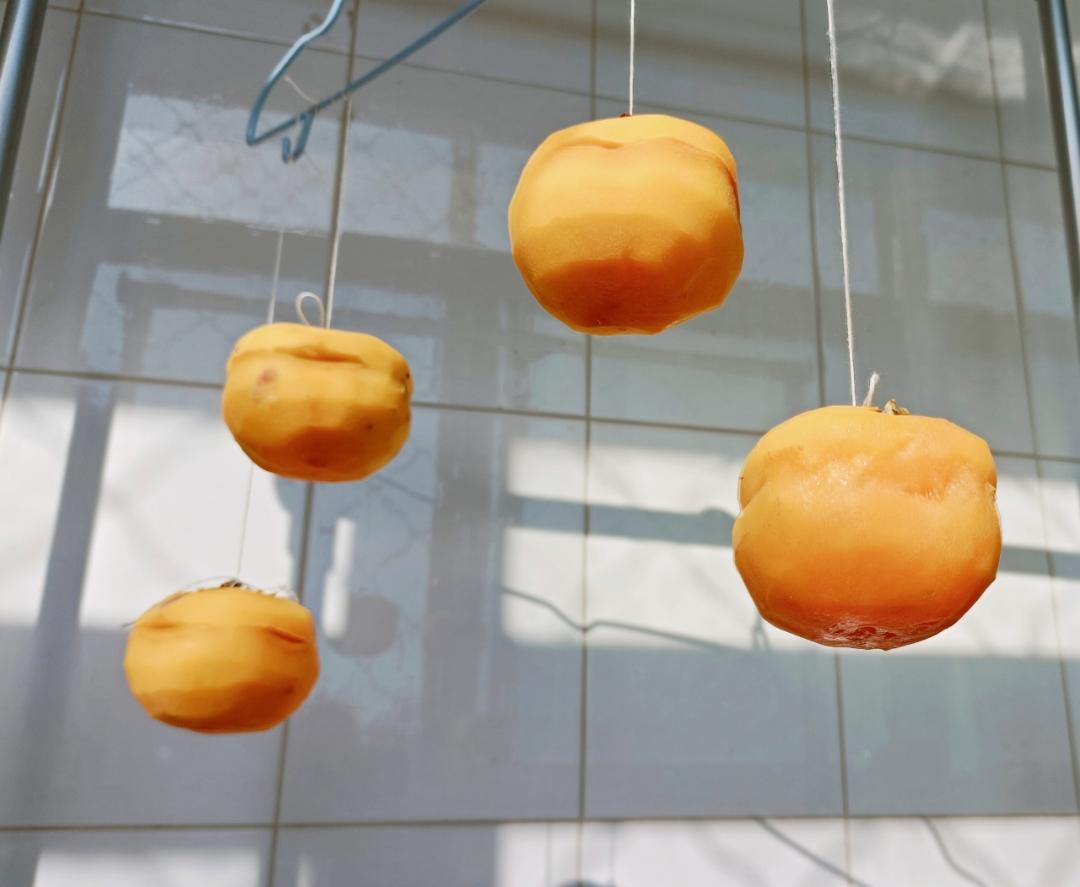 晒柿饼（家庭版DIY 吊柿饼）