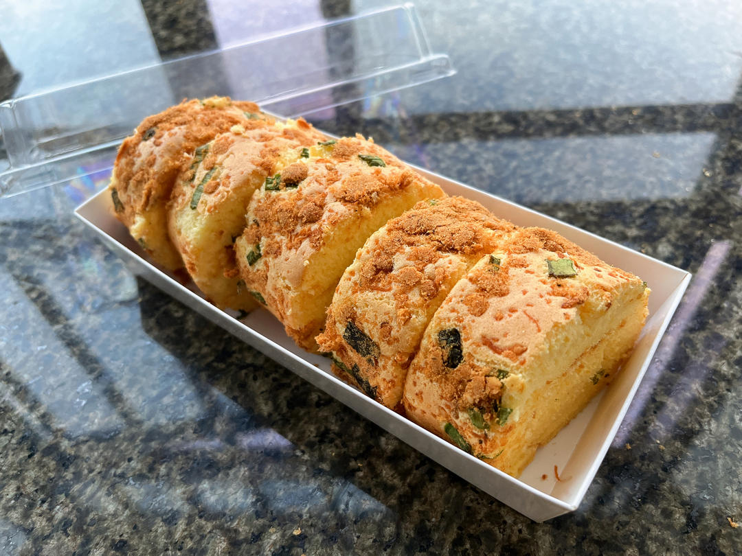 香葱肉松卷 蛋糕卷-无敌美味