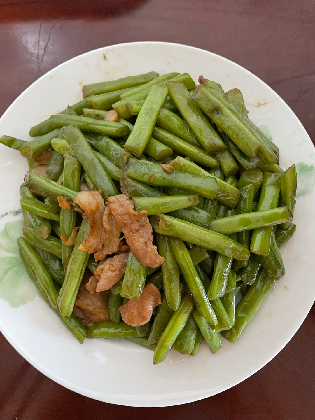 豆角炒肉丝