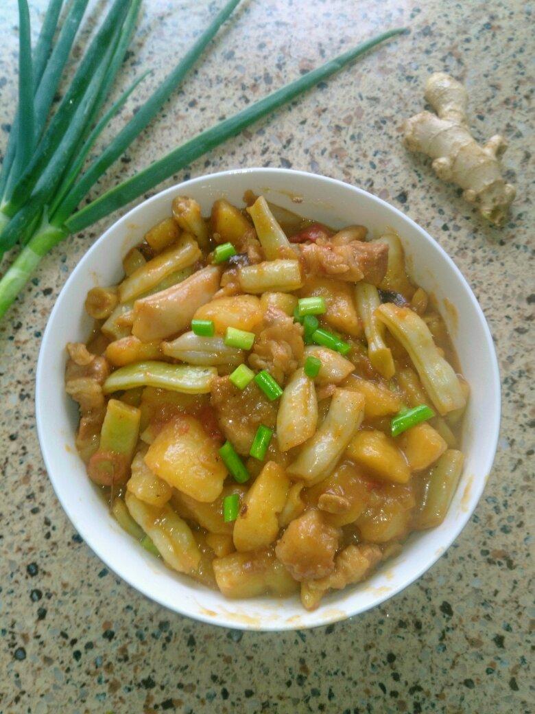 五花肉炖芸豆土豆 Pork Belly with B&P