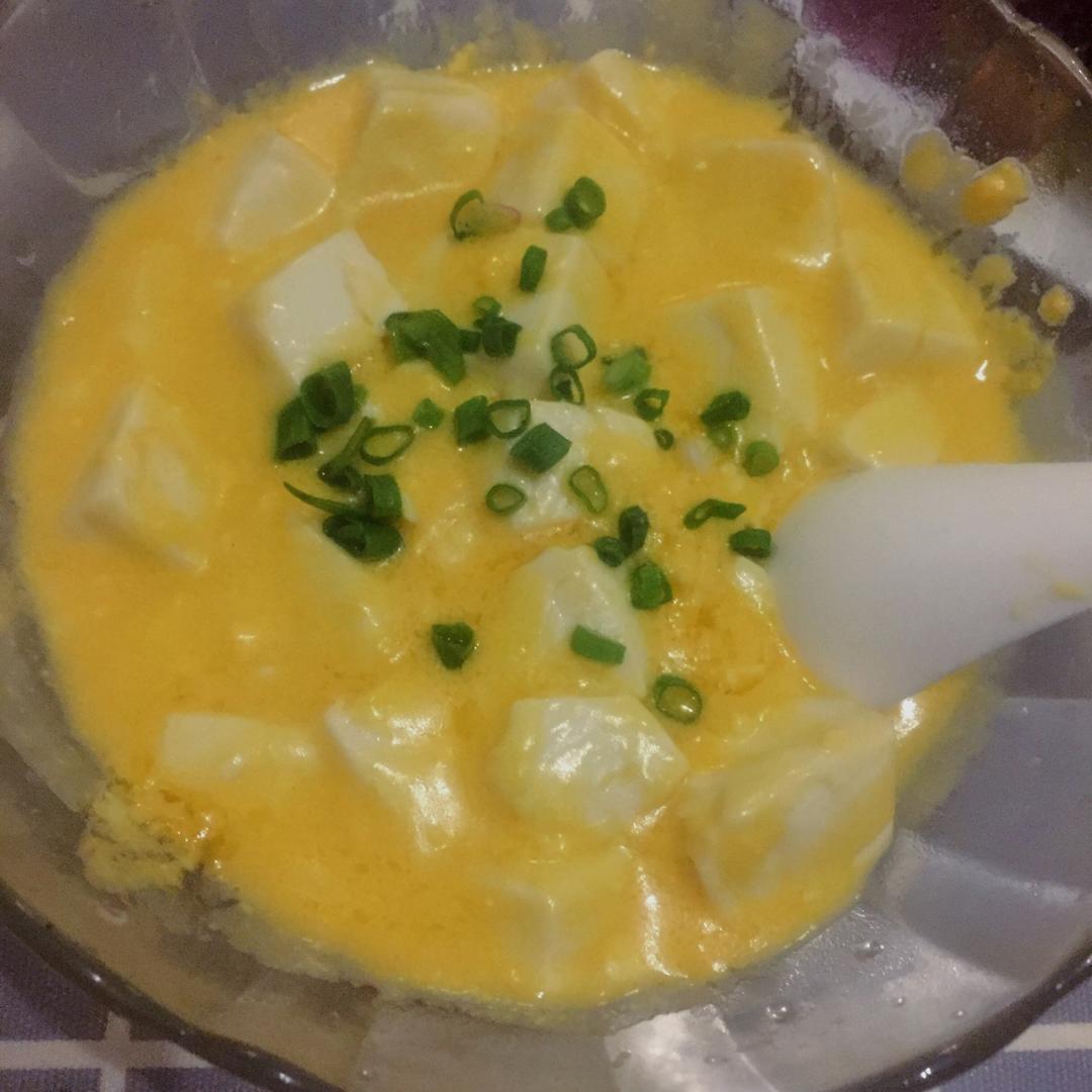 老丁的私房菜-蟹黄豆腐