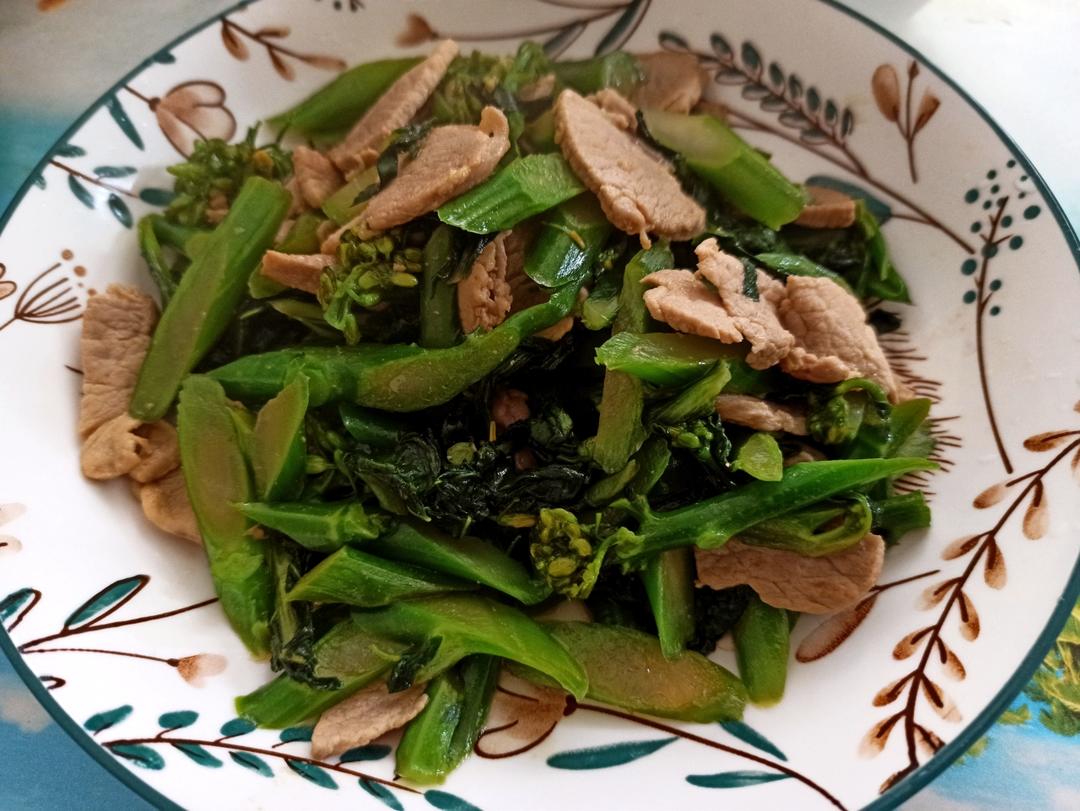 芥蓝炒肉