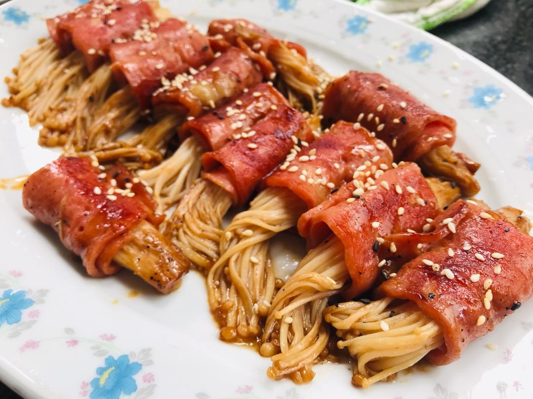 金针菇培根卷