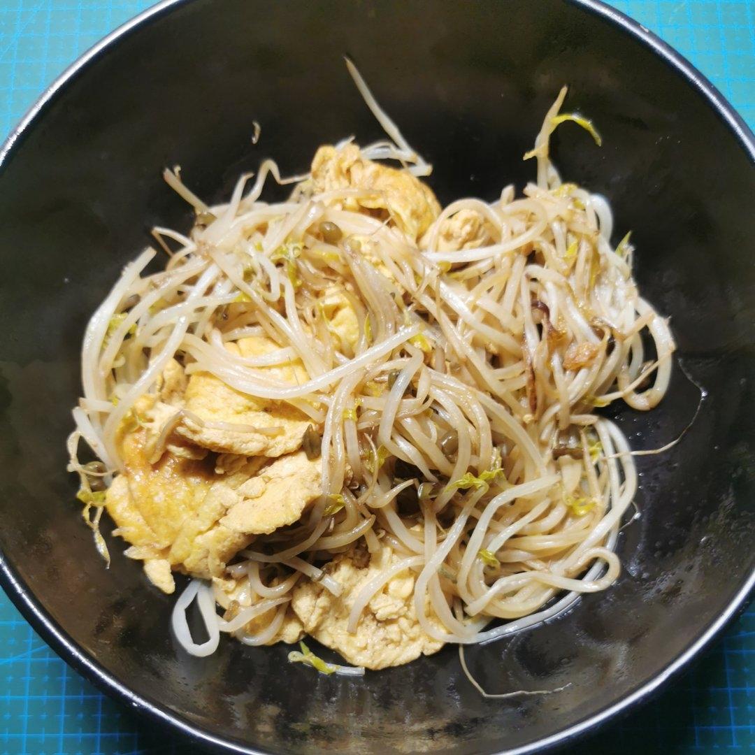 豆芽炒鸡蛋