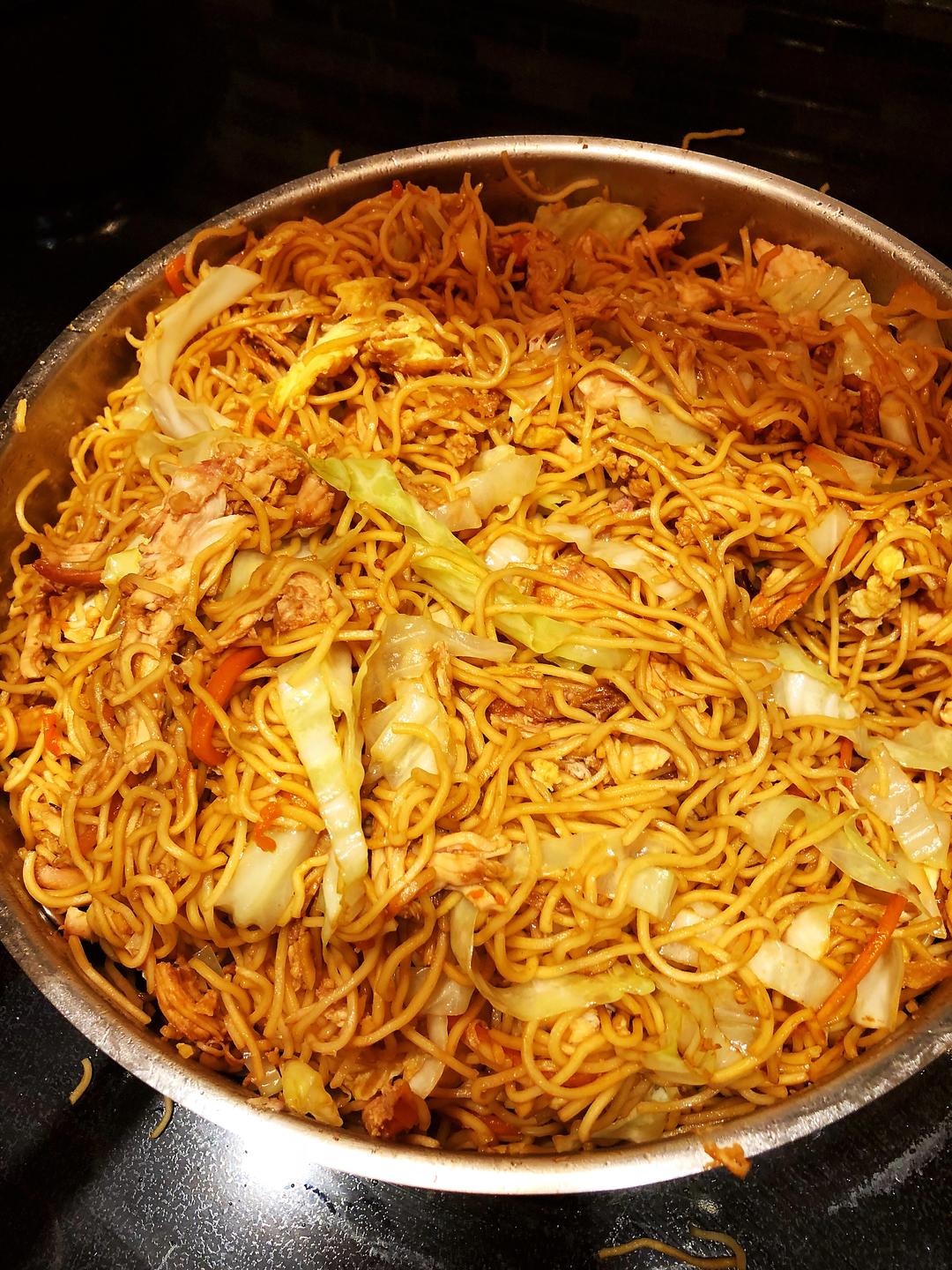 鸡丝炒面（焖面）的做法