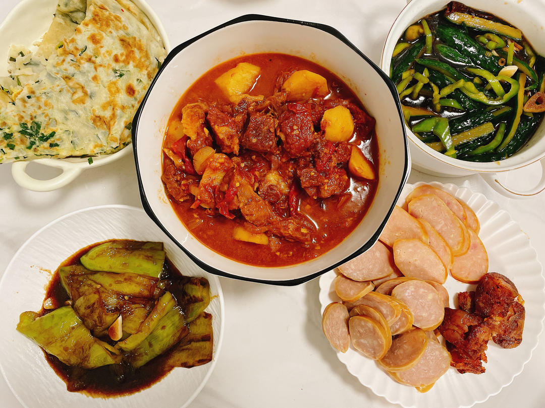 番茄土豆炖牛腩