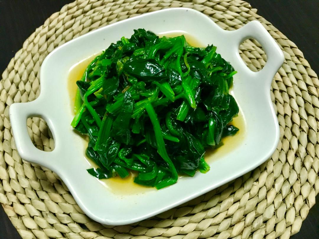 凉拌花生米菠菜