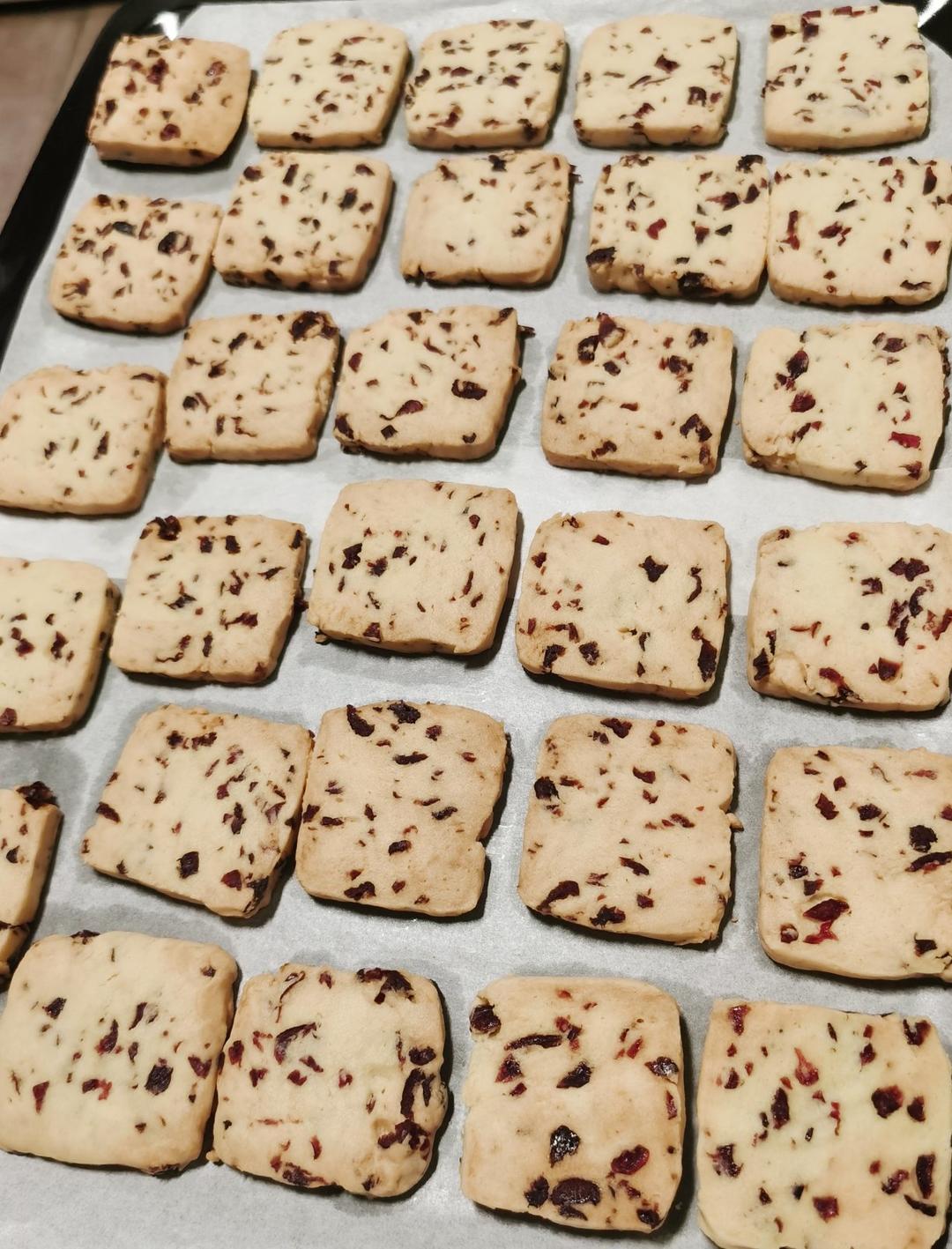 蔓越莓饼干 新手也不怕