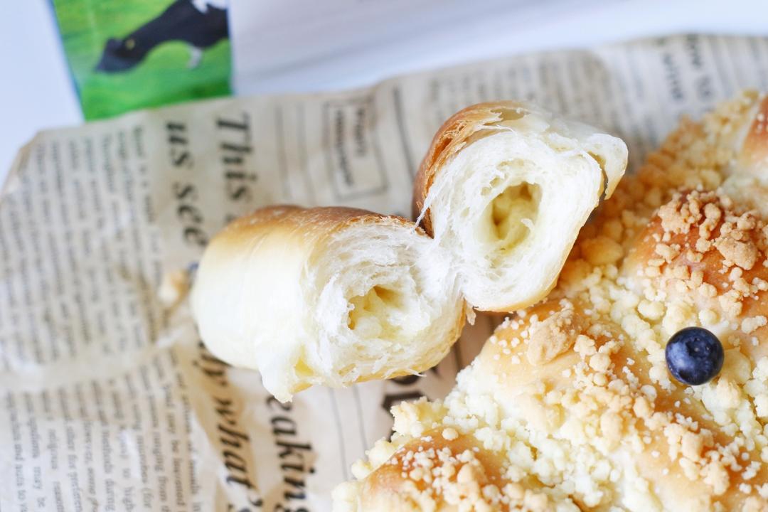 纯奶手撕吐司的做法 步骤1