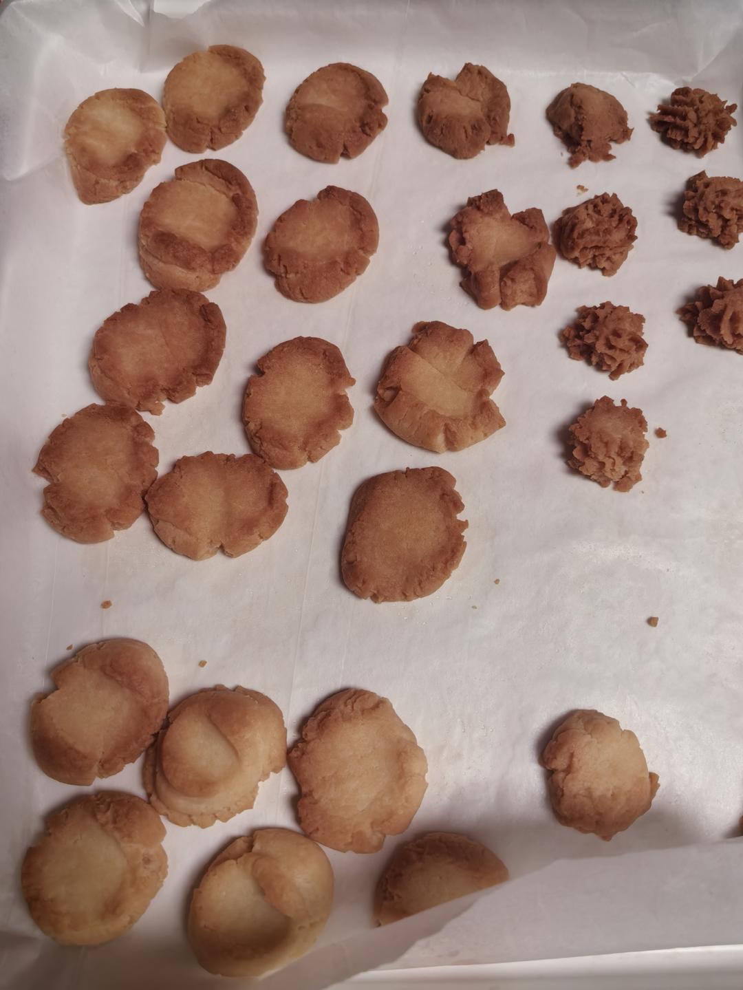 曲奇饼干，完美配方超好挤，酥到不敢碰，一个月还能酥掉渣